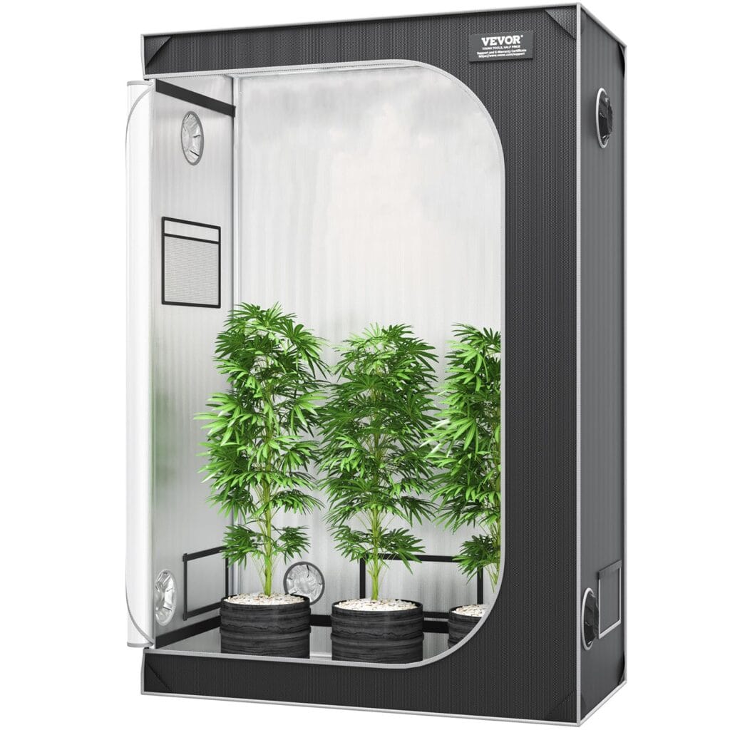 VEVOR Growbox 122x61x183 cm Hydroponik-Zuchtzelt