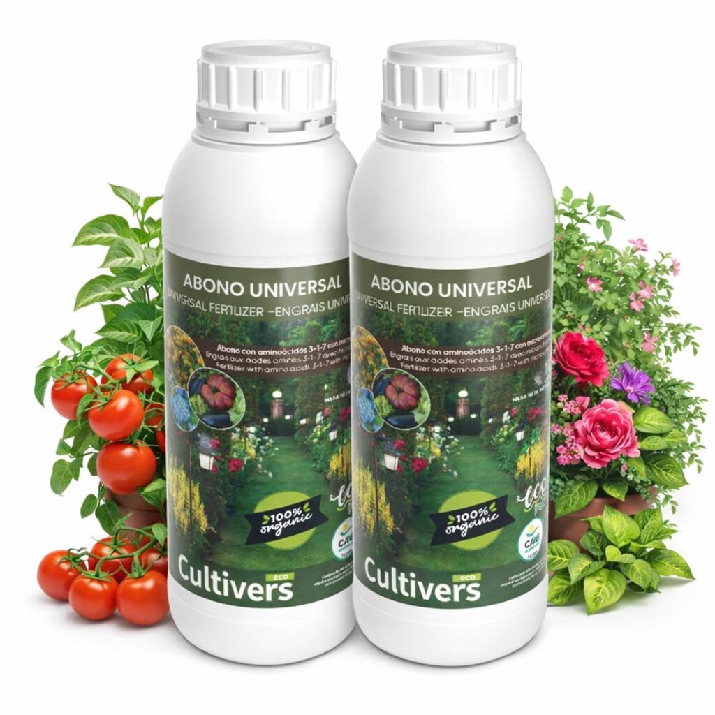 CULTIVERS Fertilizante Universal Ecológico Líquido 2x1 L