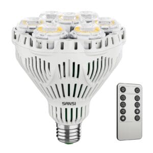SANSI LED Grow Bulb 40W E27 Full Spectrum with Control