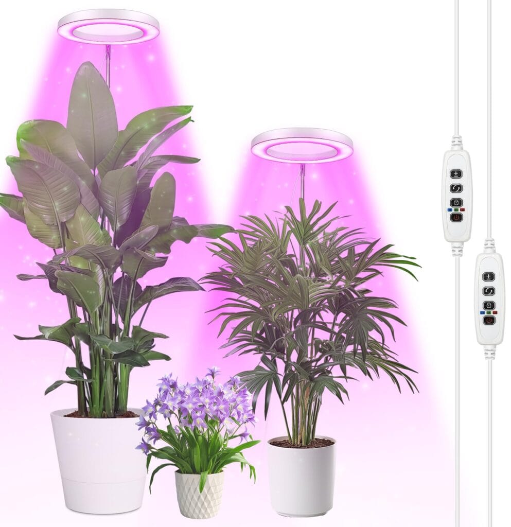 Full-Spectrum LED Plant Lamp 155 cm Adjustable Height