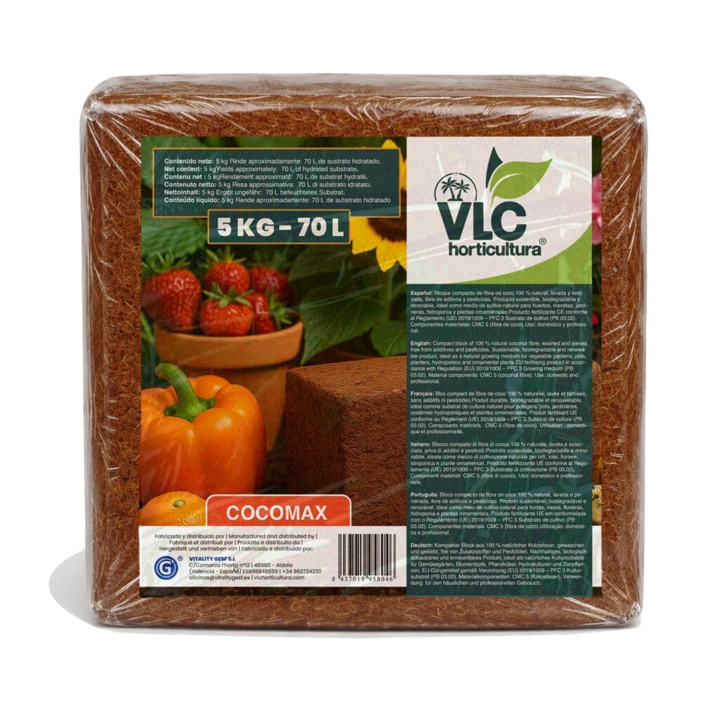 Bloque Fibra de Coco 5kg - 70L