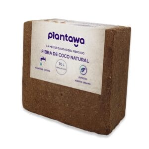 PLANTAWA Fibra de Coco Orgánica Bloque 5Kg 70L
