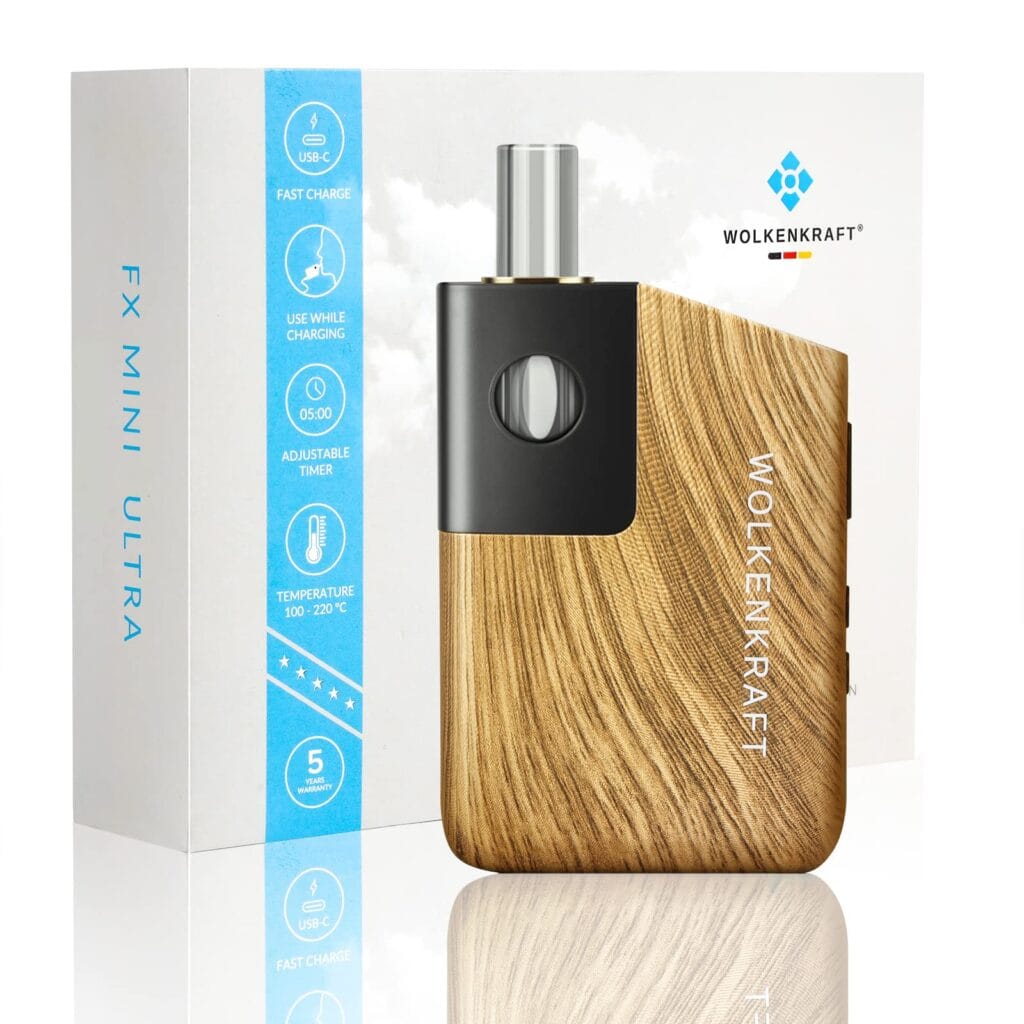 WOLKENKRAFT FX MINI ULTRA Premium Vaporizer Wood Design